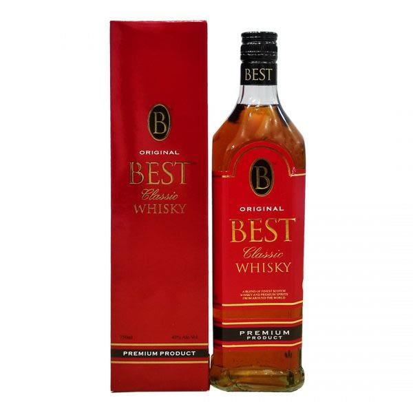 Best Original Classic Whisky The VIP Blend 75 cl x6