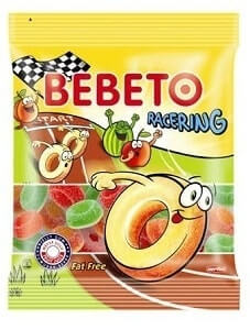 Bebeto Jelly Gum Racering 175 g