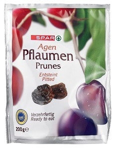 Spar Dried Pitted Prunes Ready To Eat 200 g