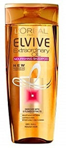 L'Oreal Elvive Shampoo Extraordinary Oil Nourishing Dull Rebellious Hair 400 ml