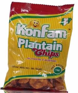 Konfam Plantain Chips 70 g