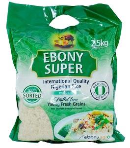 Ebony Super Nigerian Rice 2.5 kg