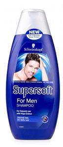 Schwarzkopf Supersoft Shampoo For Men 400 ml