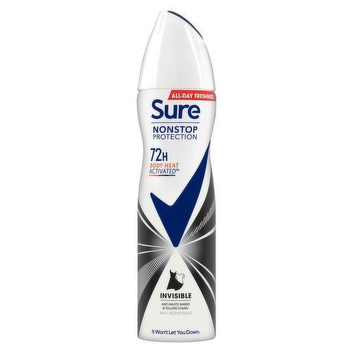 Sure Anti-Perspirant Deodorant Spray Women Invisible Black & White 150 ml