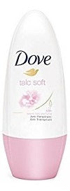 Dove Anti-Perspirant Deodorant Roll On Talc Soft 50 ml