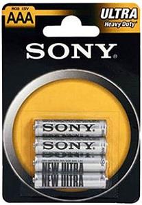 Sony Ultra Heavy Duty Battery AAA x4