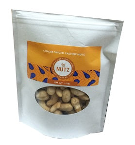 Go Nutz Cashew Nuts Ginger Spiced 100 g