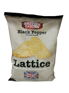 Lattice Potato Crisps Black Pepper & Sea Salt 120 g