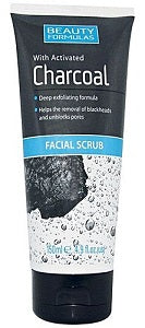 Beauty Formulas Facial Scrub With Activated Charcoal 150 ml