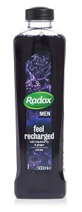 Radox Bath Soak Feel Recharged With Blackberry & Ginger For Men 500 ml