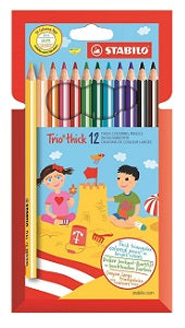 Stabilo Trio Thick Colouring Pencils 203/12-01 x12