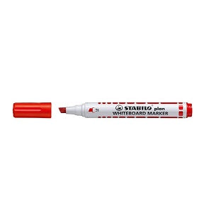 Stabilo Plan White Board Marker 2.5-3.5 mm No.641/40 Red