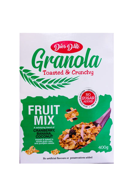 Dios Dlite Granola Fruit Mix Cranberry, Banana, Coconut 400 g