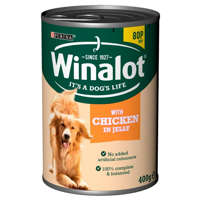 Winalot Dog Food Chicken in Jelly 400 g