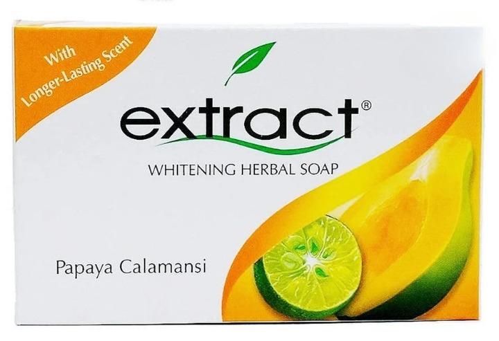 Extract Whitening Herbal Soap Papaya Calamansi 125 g x6