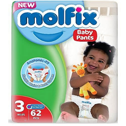 Molfix Baby Pants Size 3 Midi 3-6 kg x62