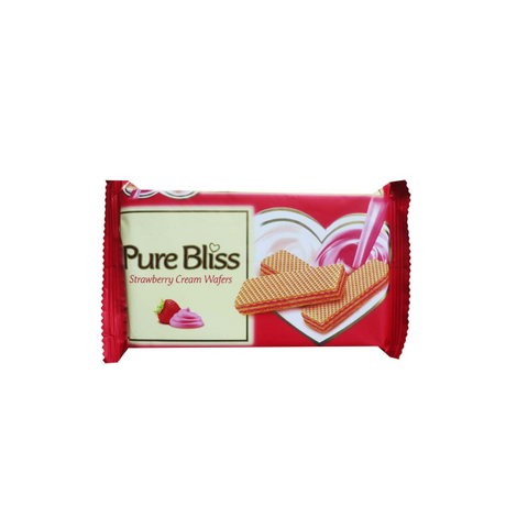 Pure Bliss Strawberry Cream Wafers 45 g x12