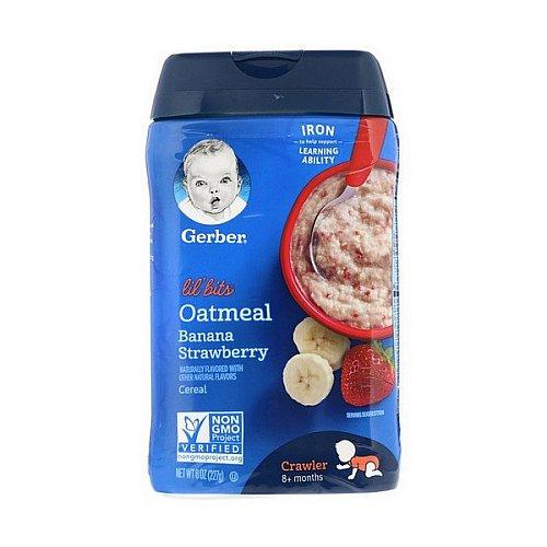 Gerber Oatmeal Banana & Strawberry Crawler 8 Months+ 227 g