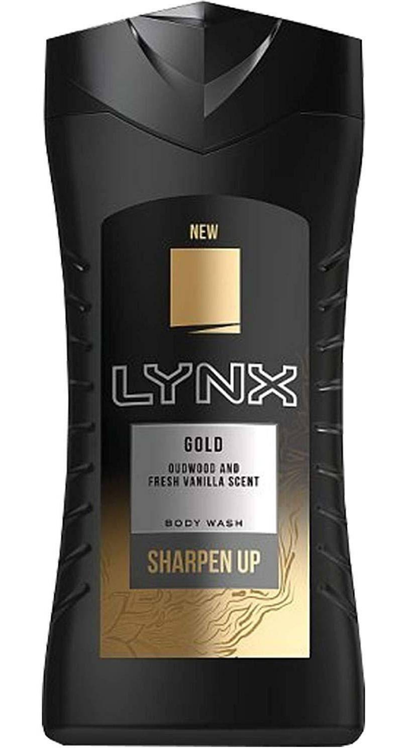 Lynx Body Wash Gold Sharpen Up Oud Wood & Fresh Vanilla 250 ml