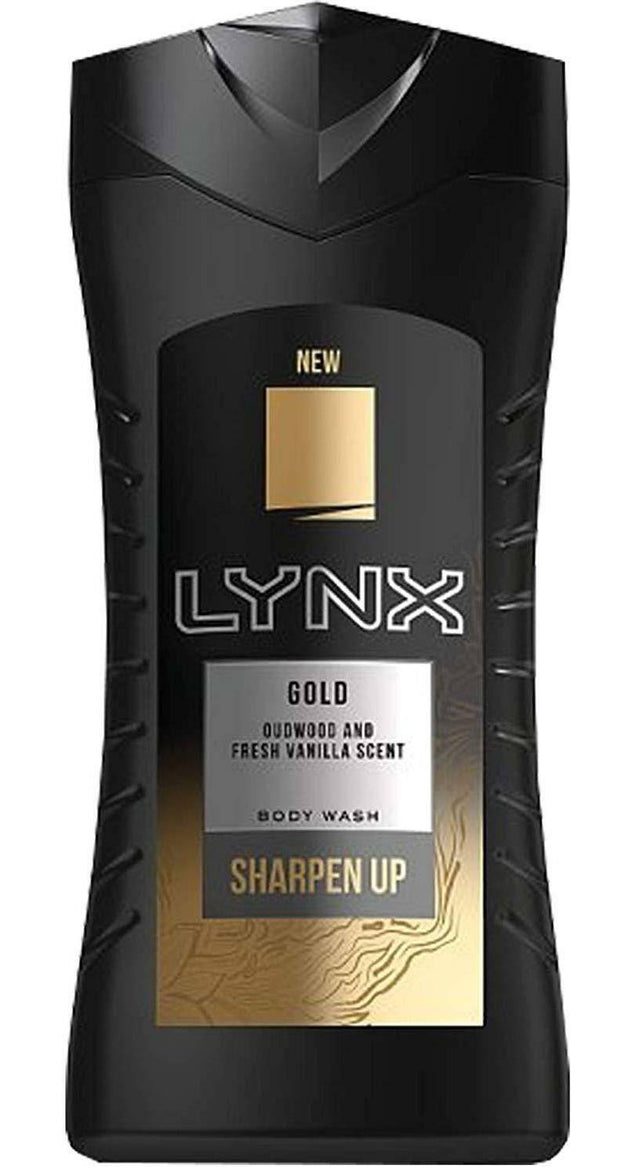 Lynx Body Wash Gold Sharpen Up Oud Wood & Fresh Vanilla 250 ml