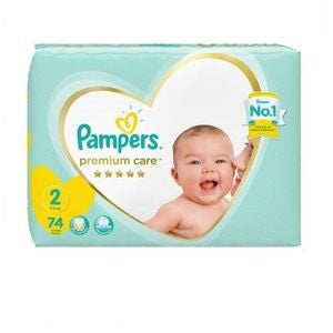 Pampers Premium Care 2 Mini 3-8 kg x74 (NG)