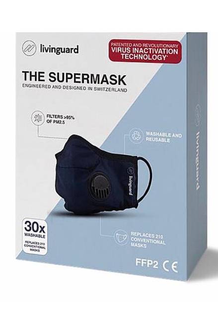 Livinguard N95 Re-Useable Super Mask (30x Washable)