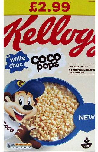 Kellogg's Coco Pops White Choc 480 g (UK)