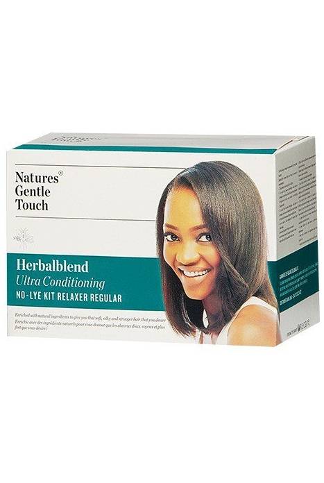 Natures Gentle Touch Herbal Blend No-Lye Kit Relaxer Regular