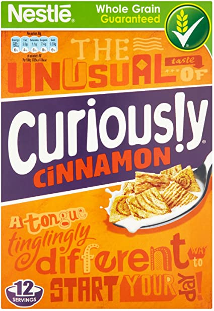 Nestle Curiously Cinnamon 375 g