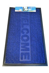 Bashow Wool Bath Mat - Blue