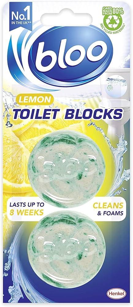 Bloo Toilet Block Lemon 38 g x2