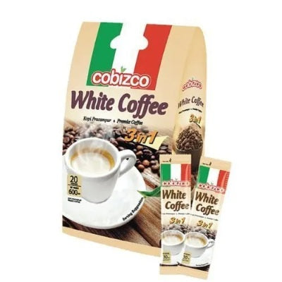 Cobizco Pre-Mix 3 in 1 White Coffee 600 g