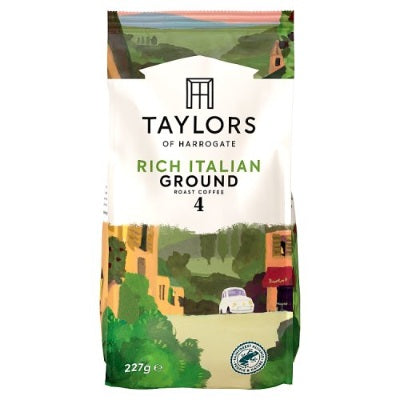 Taylors Rich Italian Ground Roast Coffee 227 g