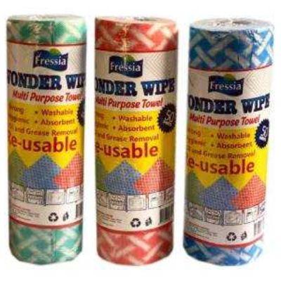 Fressia Wonder Wipe Multi-Purpose Kitchen Towel Heavy Duty x50