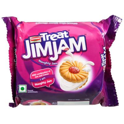 Britannia Treat Jim Jam Sandwich Biscuits 150 g