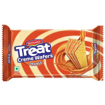 Britannia Treat Orange Cream Wafers 150 g