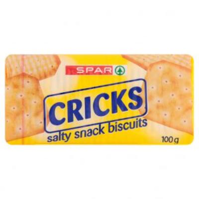 Spar Cricks Salty Snack Biscuits 100 g