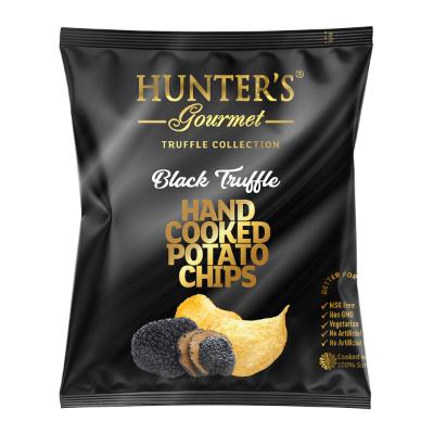 Hunter's Hand Cooked Potato Chips Black Caviar 125 g