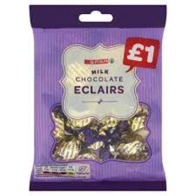 Spar Milk Chocolate Eclairs 150 g