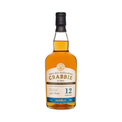 Crabbie's Lightly Peated Island Single Malt Scotch Whisky Aged 12 Years 70 cl x6