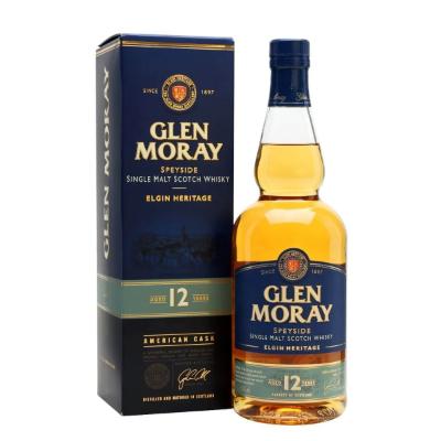 Glen Moray Single Malt Scotch Whisky Elgin Signature Aged 12 Years 70 cl x6