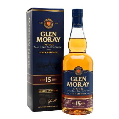 Glen Moray Single Malt Scotch Whisky Speyside Aged 15 Years 70 cl x6