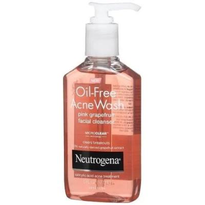 Neutrogena Oil-Free Acne Wash Pink Grapefruit Facial Cleanser 177 ml