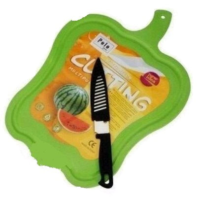 Chopping Board With Knife