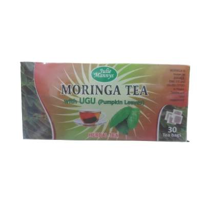 Julie Mannys Moringa Tea With Pumpkin Leaves 40 g x30