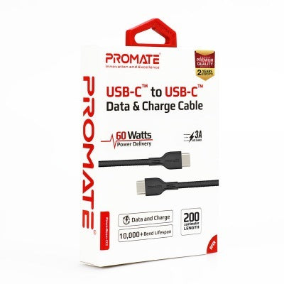 Promate Cable PowerBeam-Cc2 Black