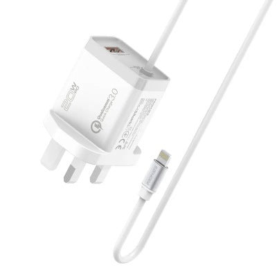 Promate Charger iCharge-PDQC3 UK - White