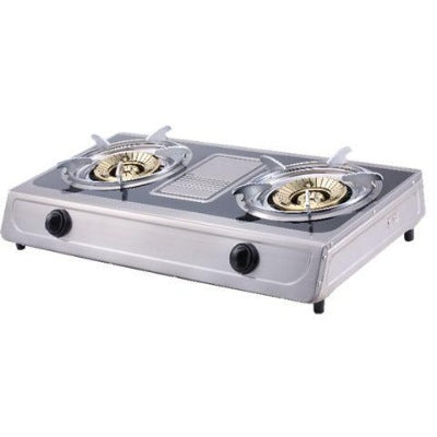 Scanfrost Table Top Cooker Sfttc2003 2 Gas Burners - Stainless