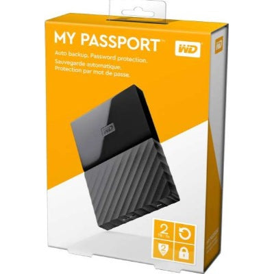 WD 2 TB My Passport HDD WDBS4B0020BBK Black