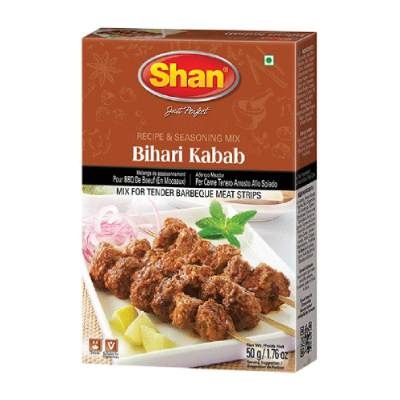 Shan Bihari Kabab Recipe & Seasoning Mix 50 g